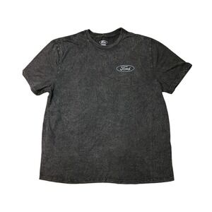 NWT Licensed Men's Graphic Moto Short Sleeve Tee Dark Grey XL